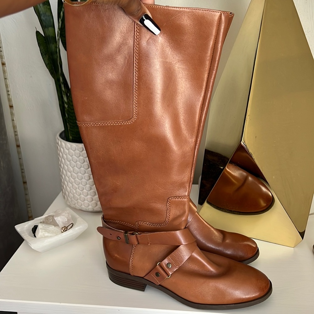 Nine West- Brown Rider Boots